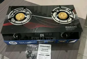 Electromate Glass Double Burner Cooker