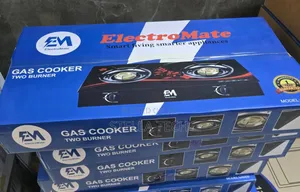Electromate Glass Double Burner Cooker
