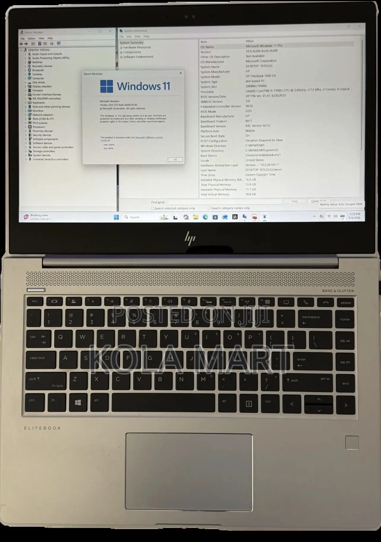 New Laptop HP EliteBook x360 1040 G5 16GB Intel Core i5 SSD 256GB