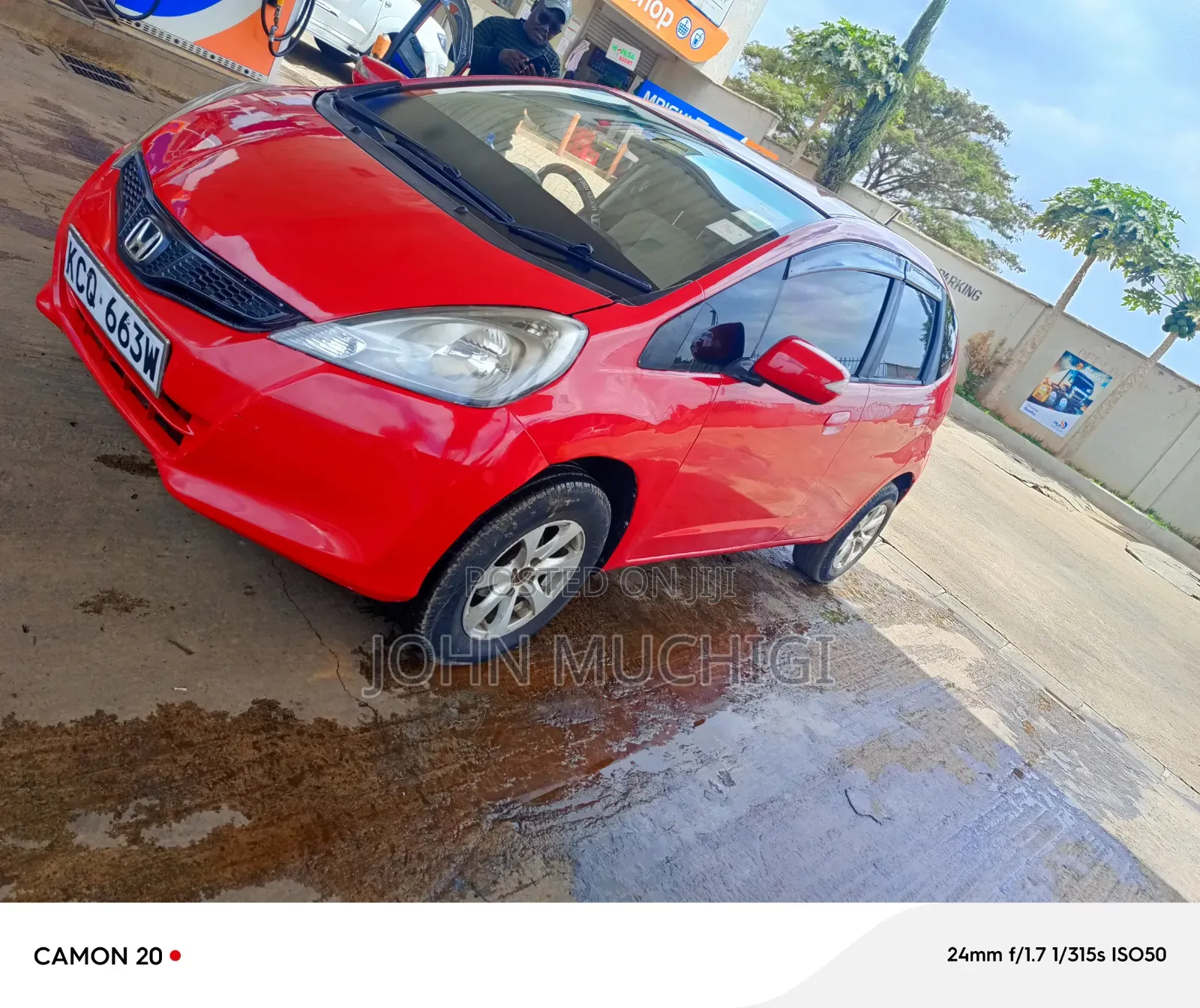 Honda Fit 2011 Red