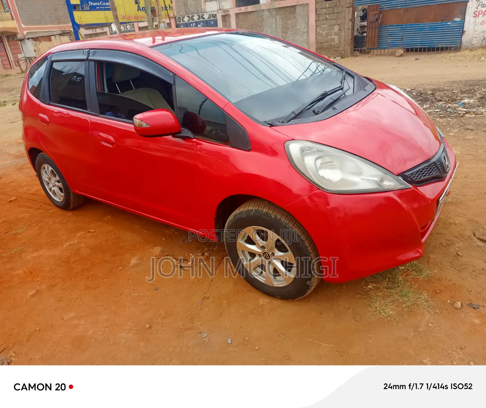 Honda Fit 2011 Red