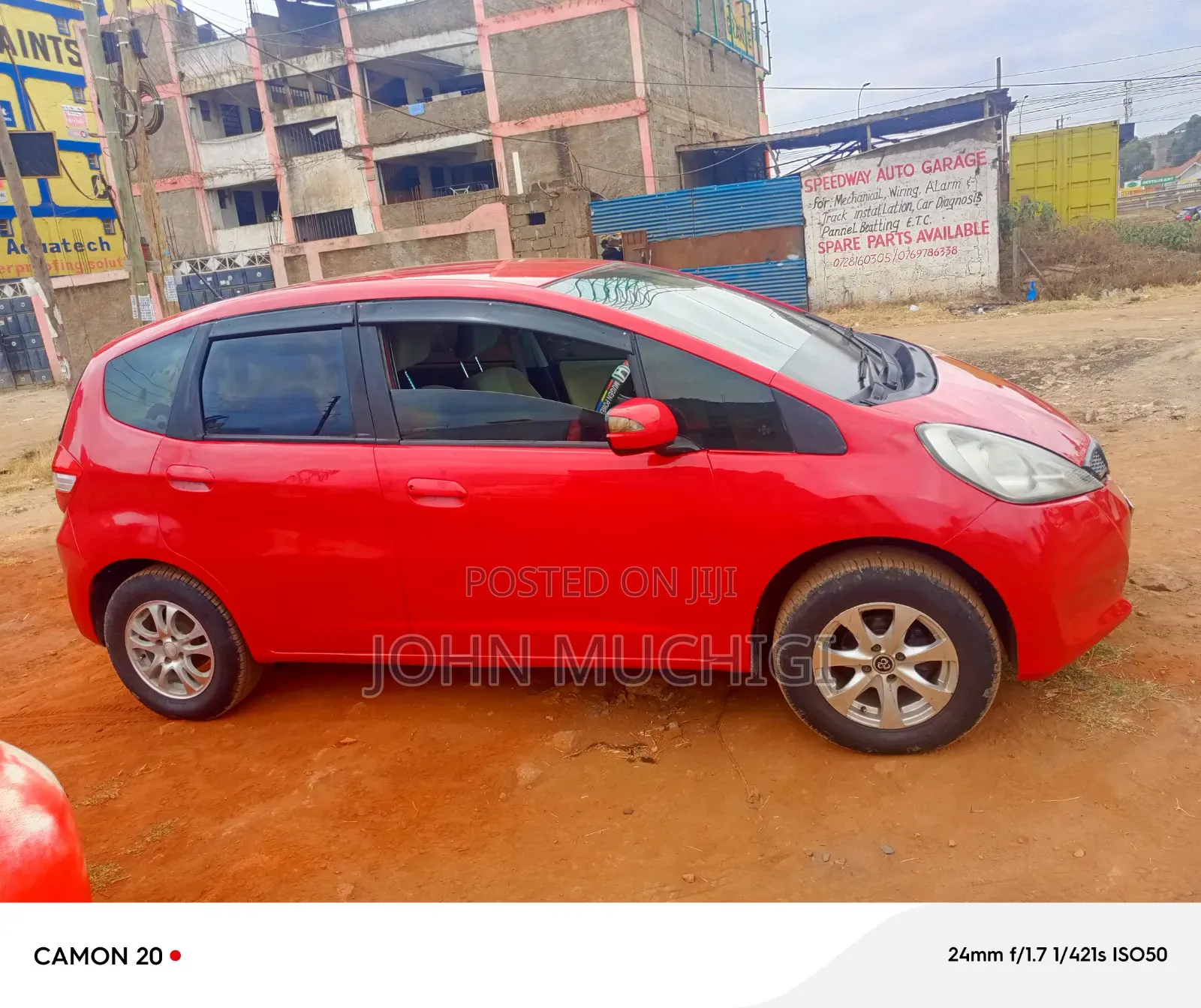 Honda Fit 2011 Red