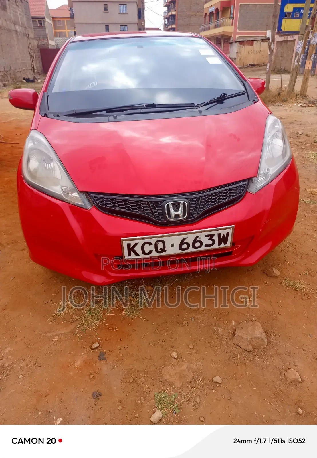 Honda Fit 2011 Red