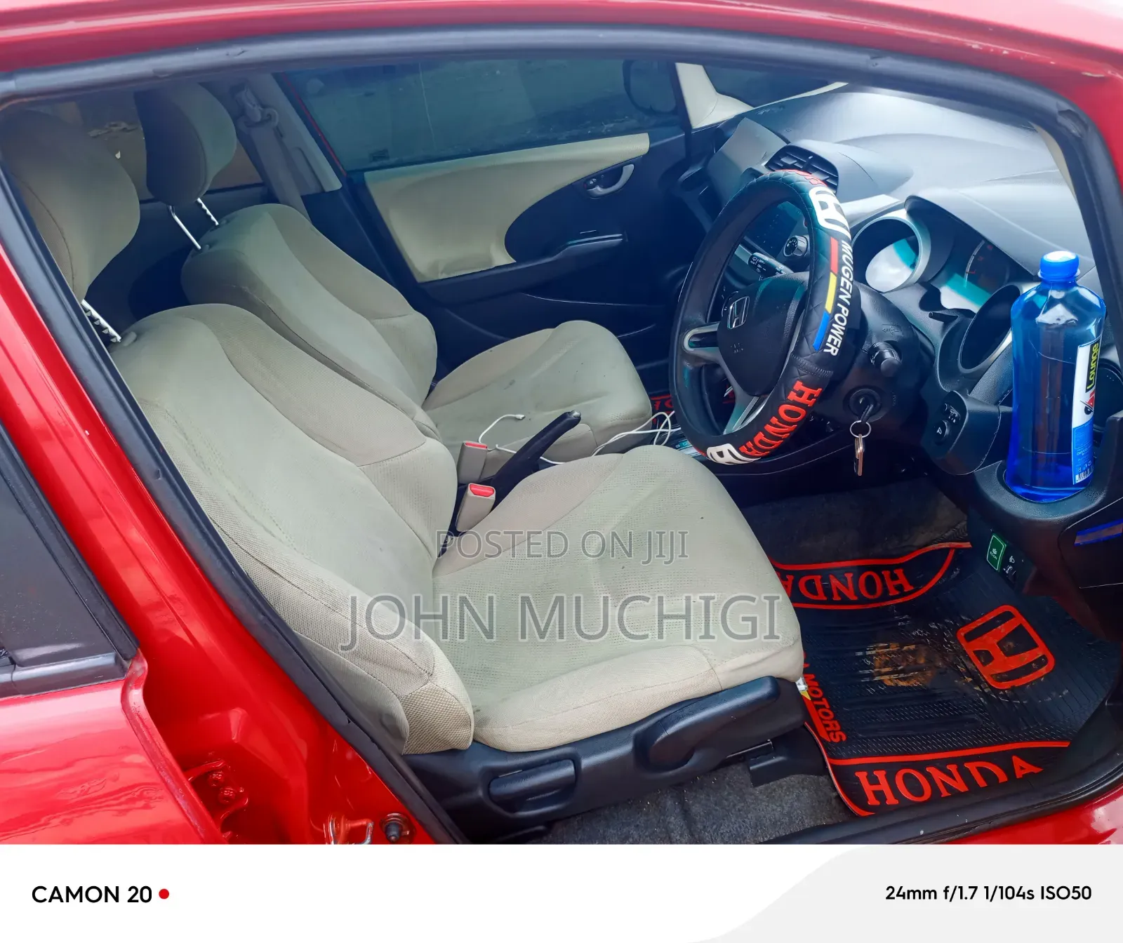 Honda Fit 2011 Red