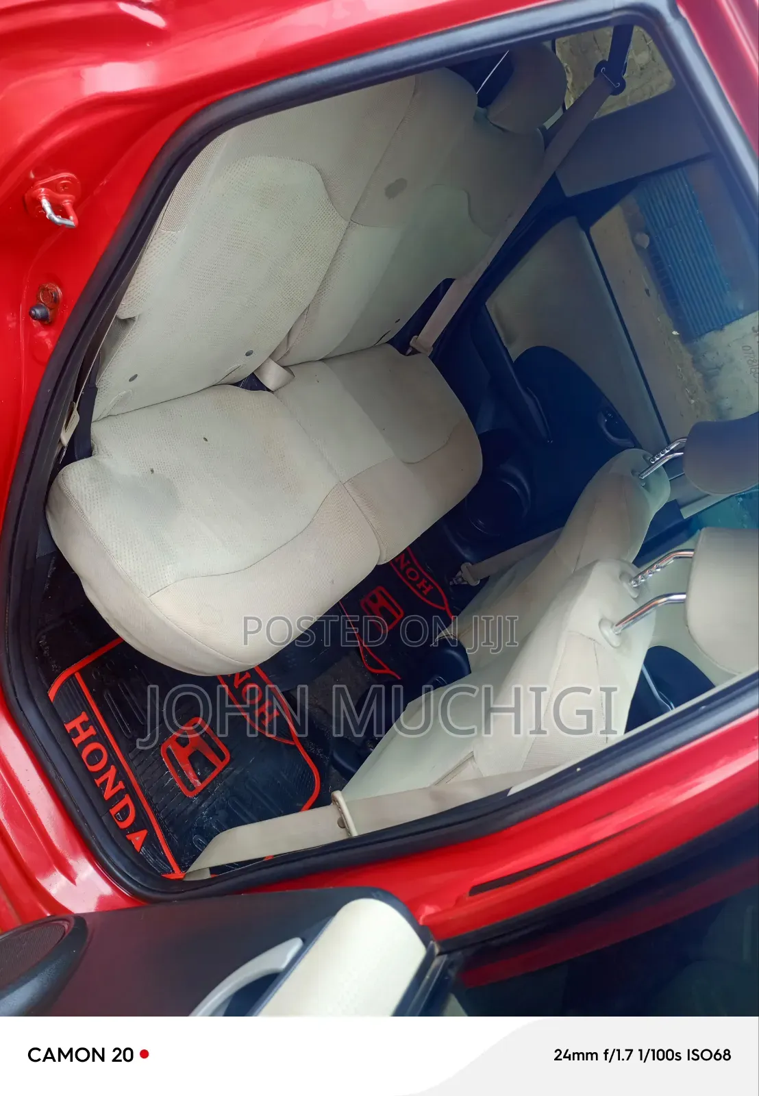 Honda Fit 2011 Red