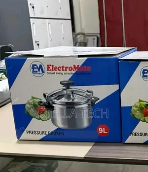 Electromate Manual Pressure Cooker. 9ltrs