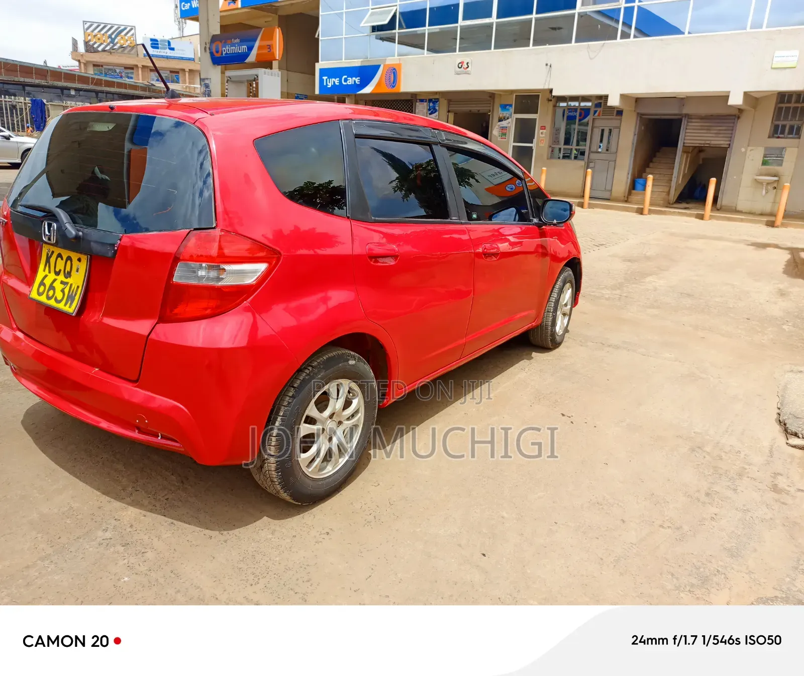 Honda Fit 2011 Red
