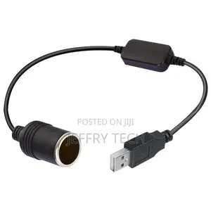 5V 2A USB to 12V Car Plug Socket USB Lighter Adapter Converter