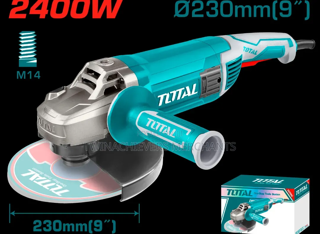Total 2400w, 9inch(230mm)Angle Grinder