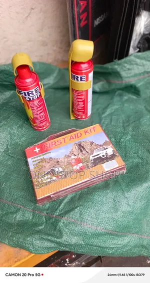 3pc Portable Emergency First Aid Pack Injury Treatment +2fire Stops