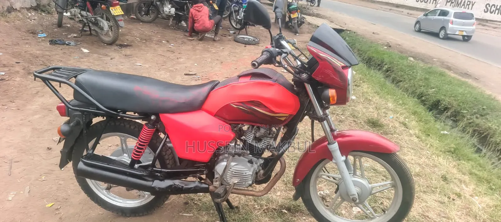 TVS HLX 125 2024 Red