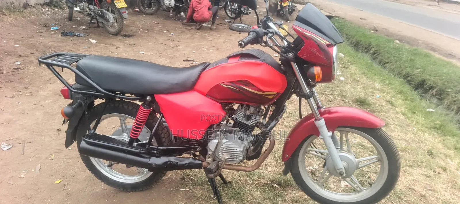 TVS HLX 125 2024 Red