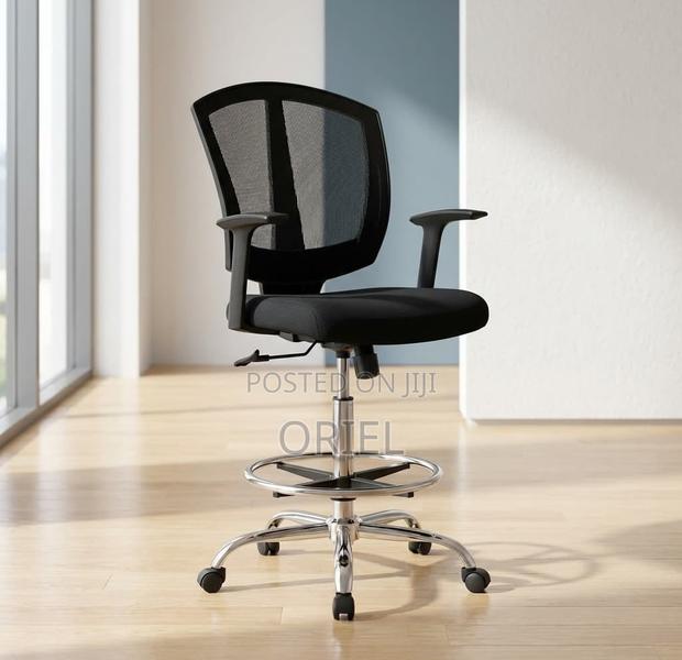 Office Chair: Adjustable Counter Ergonomic Chair - thumbnail 2