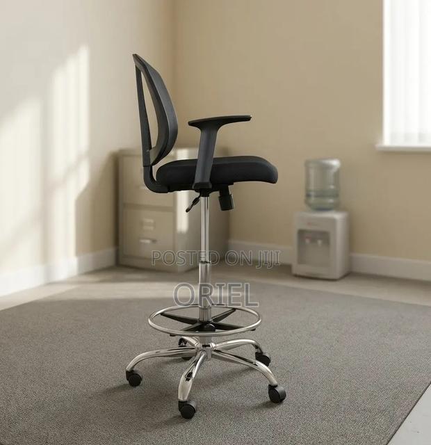 Office Chair: Adjustable Counter Ergonomic Chair - thumbnail 6