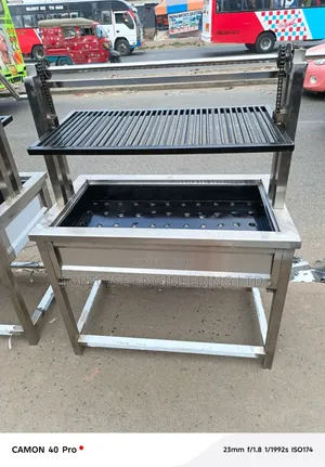 Commercial Stainless Steel Charcoal Grill