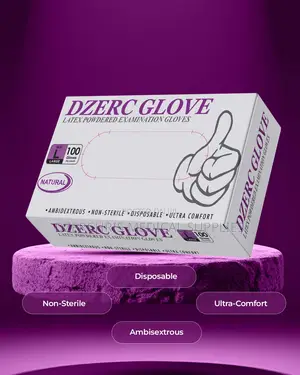 Latex Powdered Examination Gloves