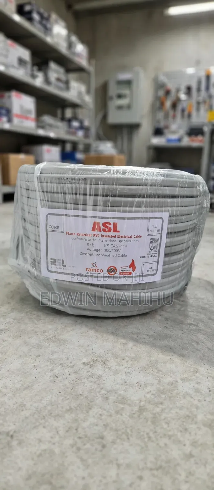 Local Cable Twin With Earth 1.5mm
