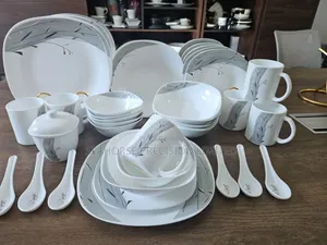  39-Piece Elegant Ceramic Dinner Set