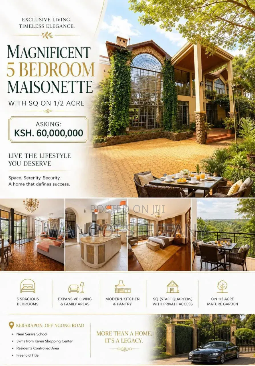 5bdrm Maisonette in Kerarapon for sale