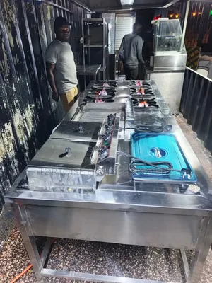 Combined Cooking Units With 6 Burner,deep Fryer Chips Dumber