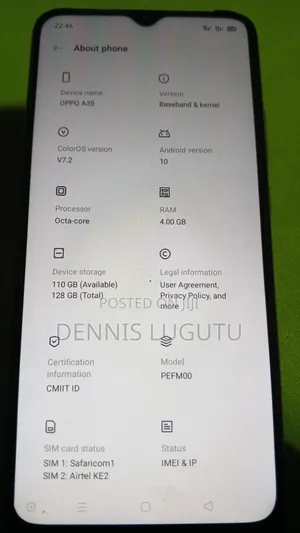 Oppo A35 128 GB White