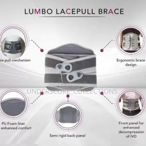 Grey Lumbo Lacepull Brace