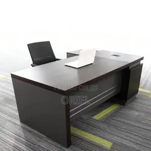 Office Desk: 180cm L-Shaped Office Table