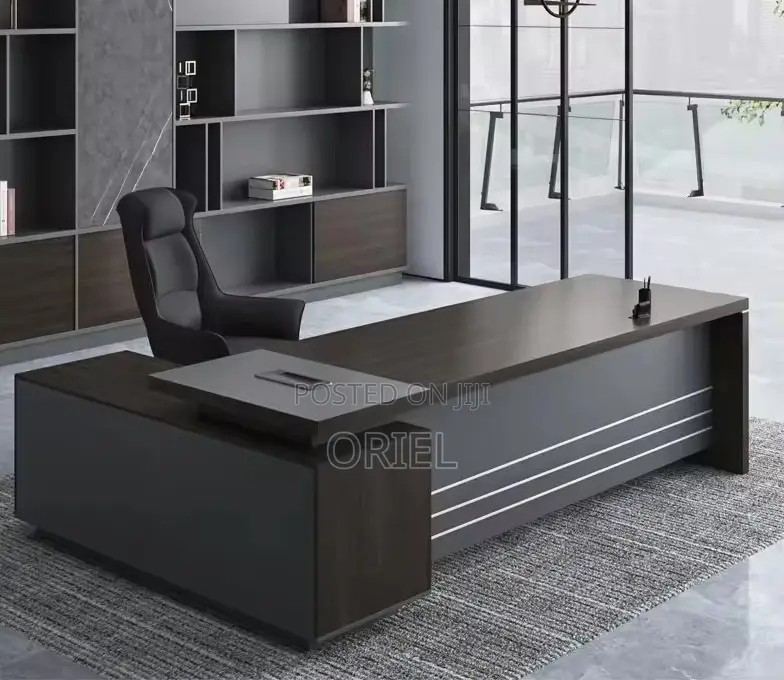 Office Desk: 180cm L-Shaped Office Table