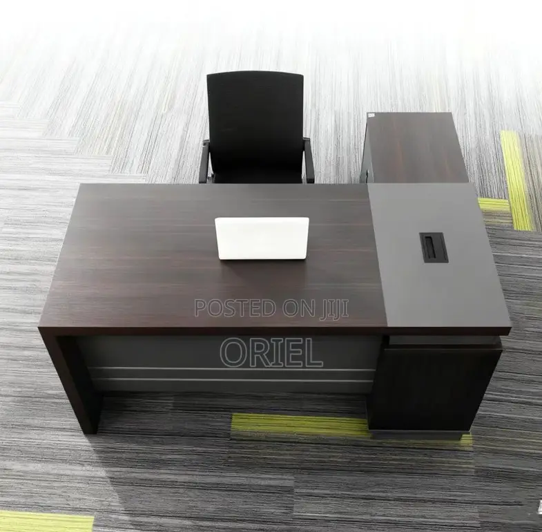 Office Desk: 180cm L-Shaped Office Table