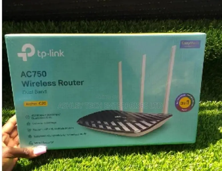 TP-Link Archer C20 750Mbps Dual Band WiFi Router