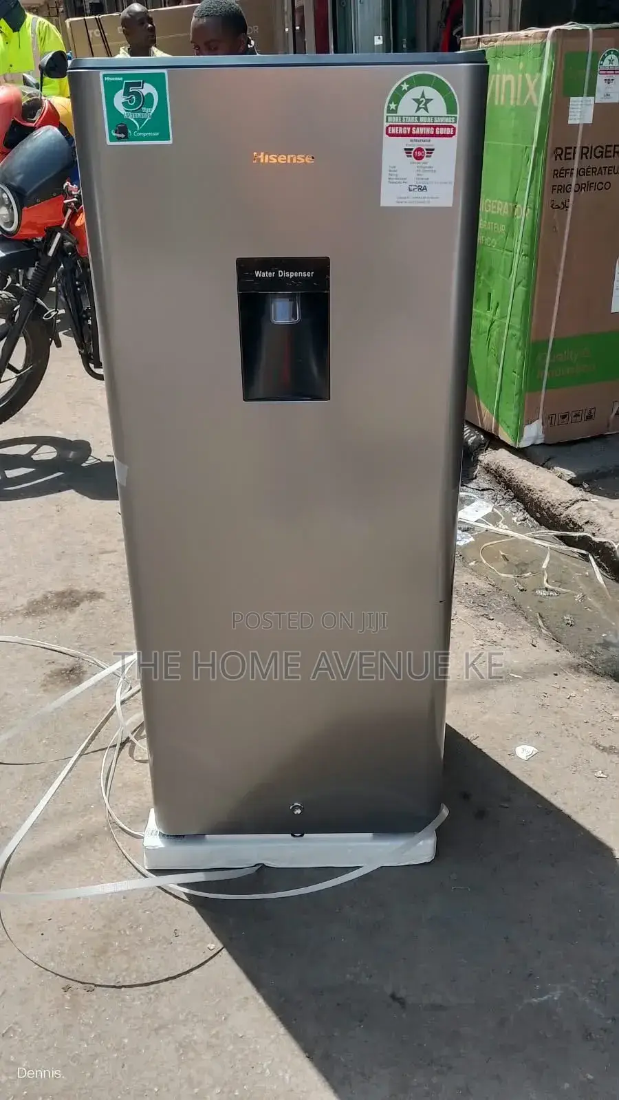 Hisense Fridge 176 Liters With Dispenser REF176DR Single Door