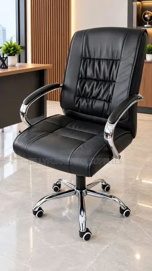 High-Back Swivel Back Executive Leather Office Chair