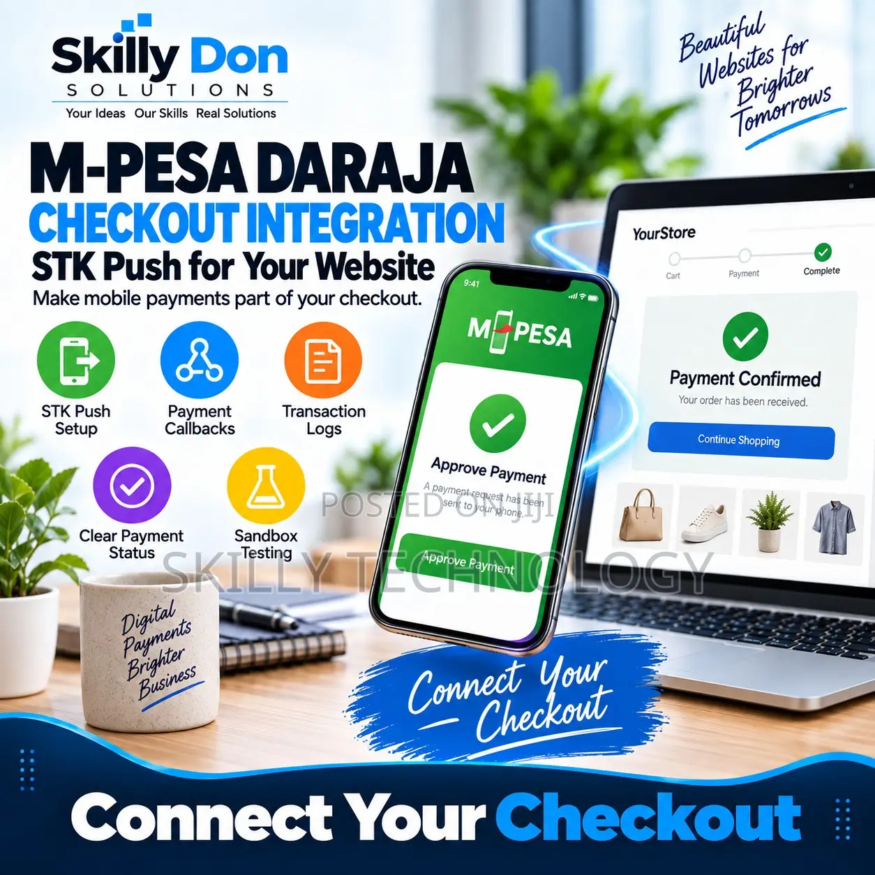 M-Pesa Daraja Checkout Integration (STK Push)