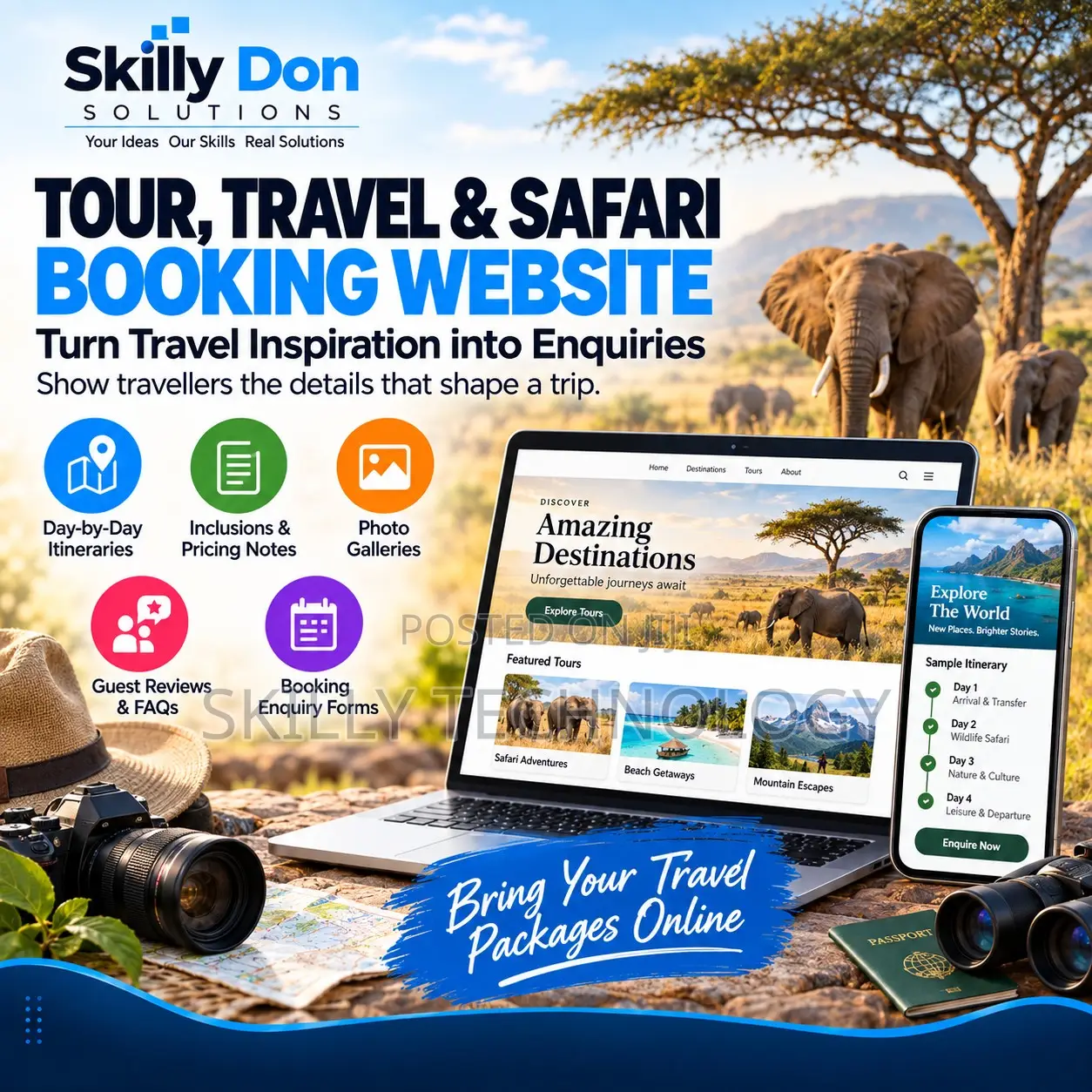 Tour, Travel Safari Booking Websites in Kenya