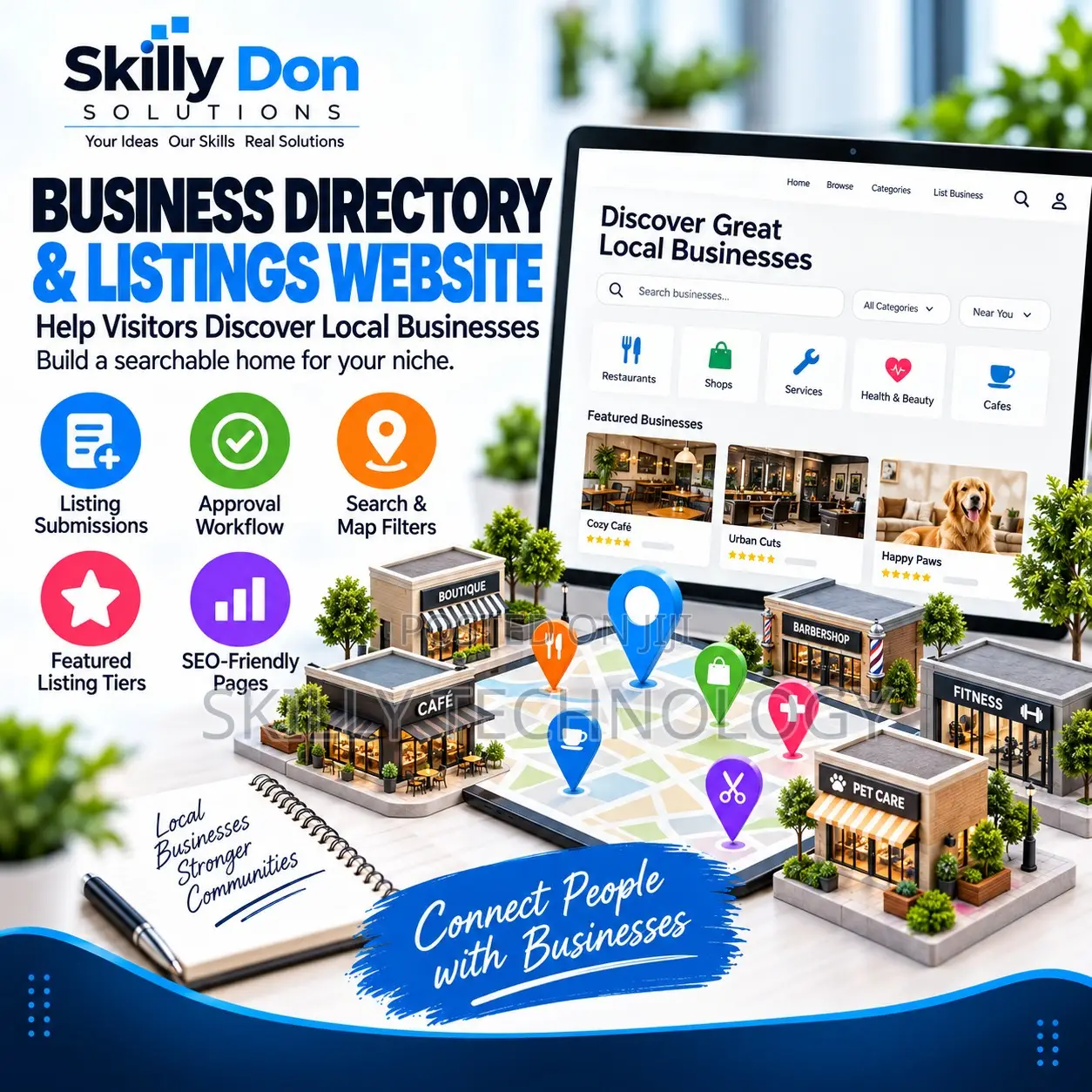 Business Directory Listings Website