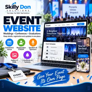 Event Website (Weddings, Conferences, Graduations)