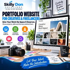 Portfolio Website for Creatives Freelancers