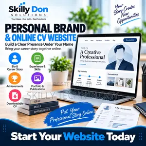Personal Brand Online CV Website