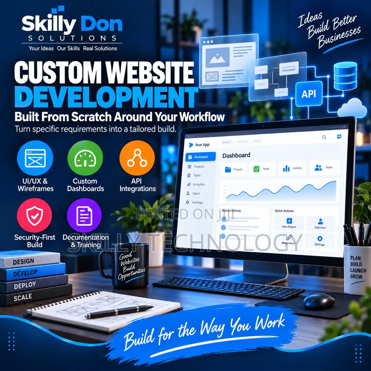 Custom Website Development (Built From Scratch)