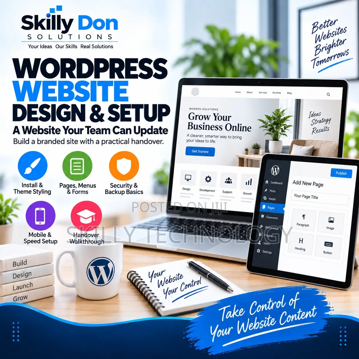 WordPress Website Design Setup
