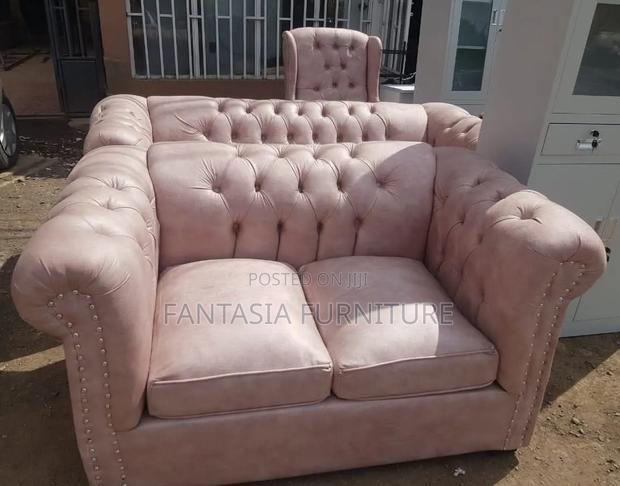 2-Seater Pink Sofa