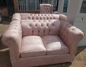 2-Seater Pink Sofa