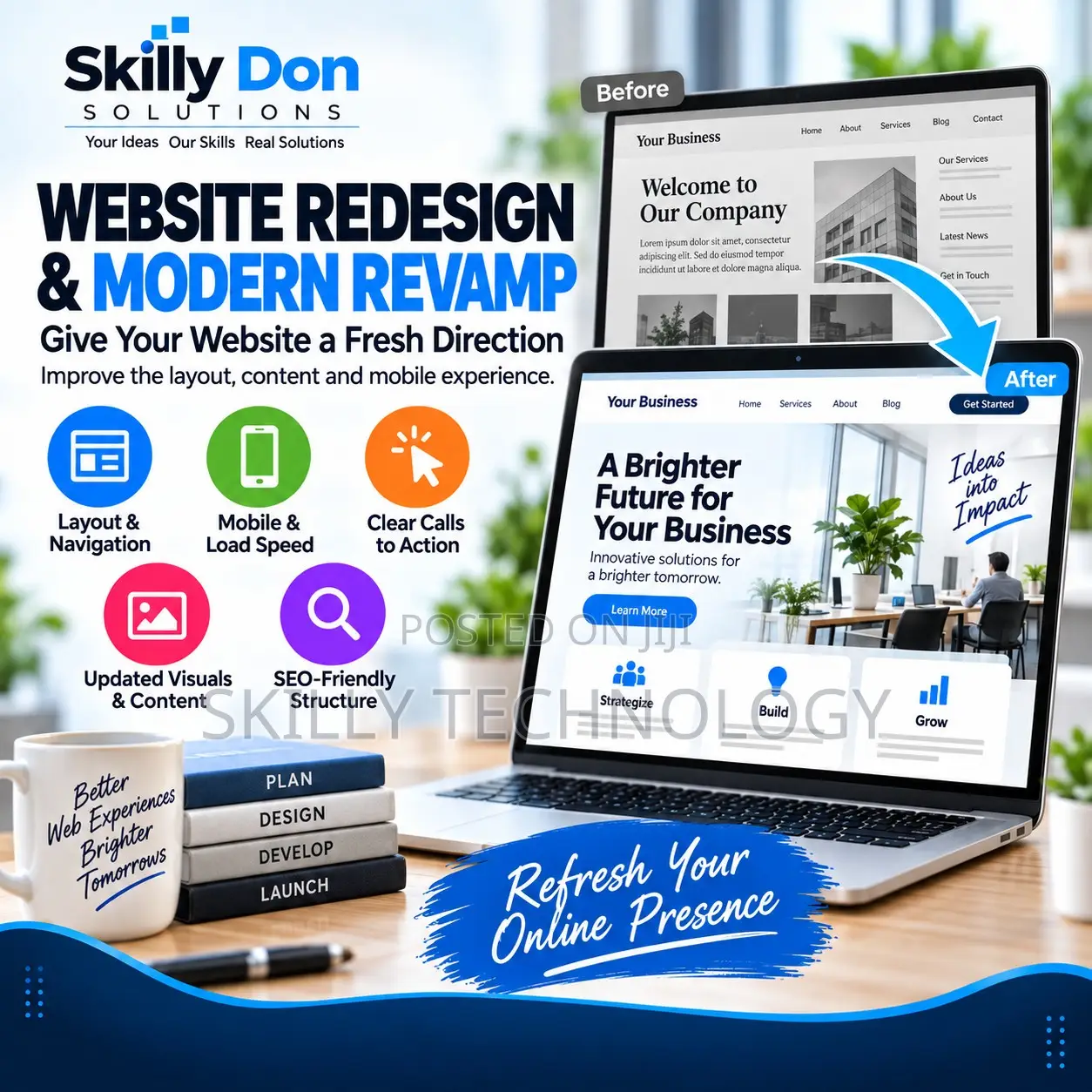 Website Redesign Modern Revamps in Kenya