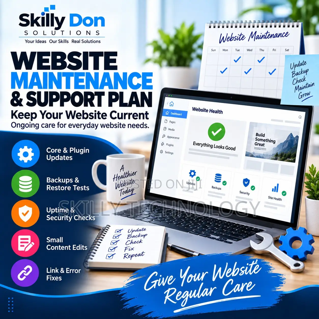 Website Maintenance and Management Support