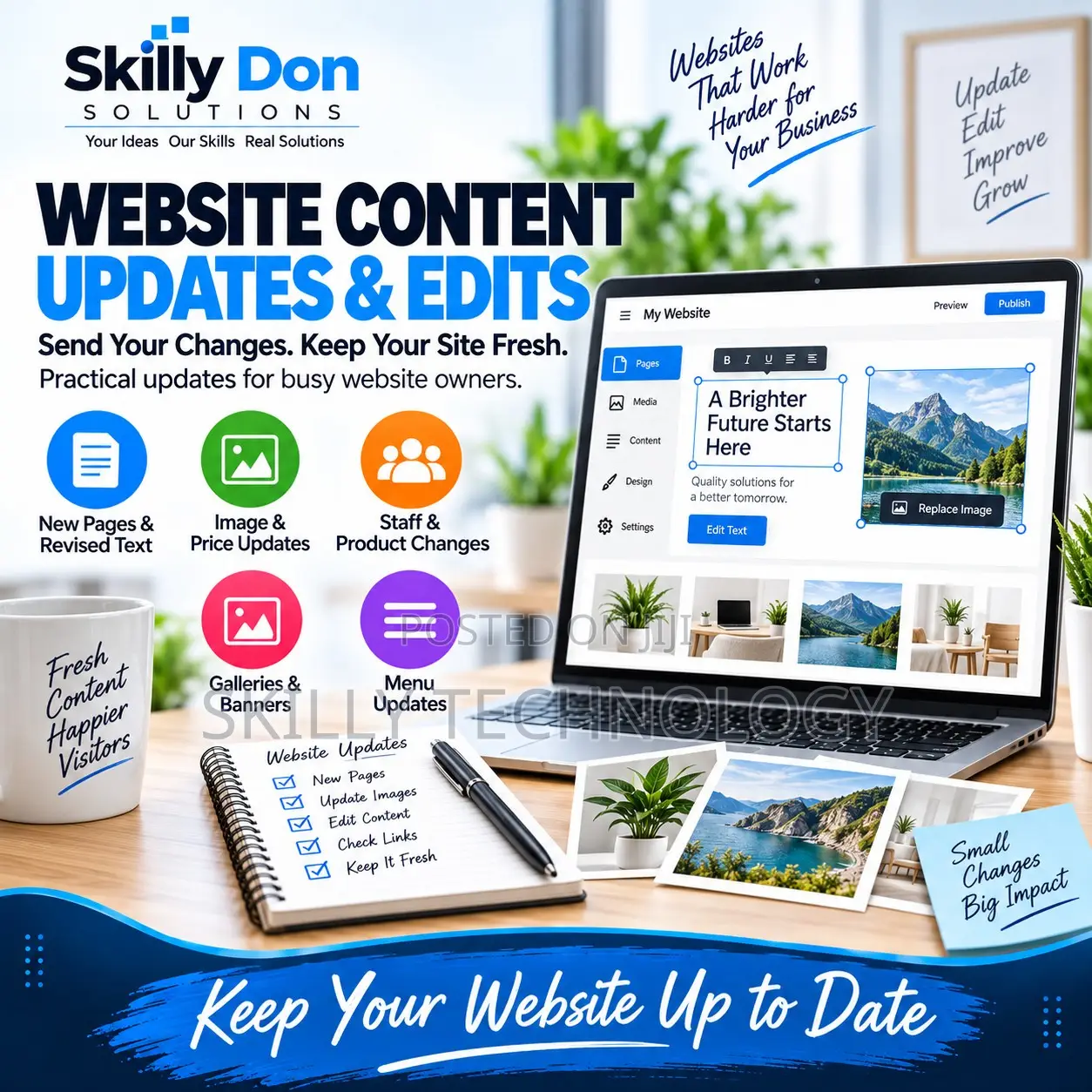 Website Content Updates Edits in Kenya