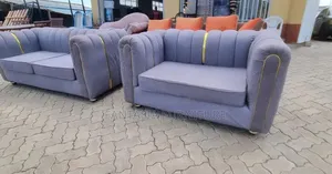 3-Seater and 2-Seater Grey Sofa Set