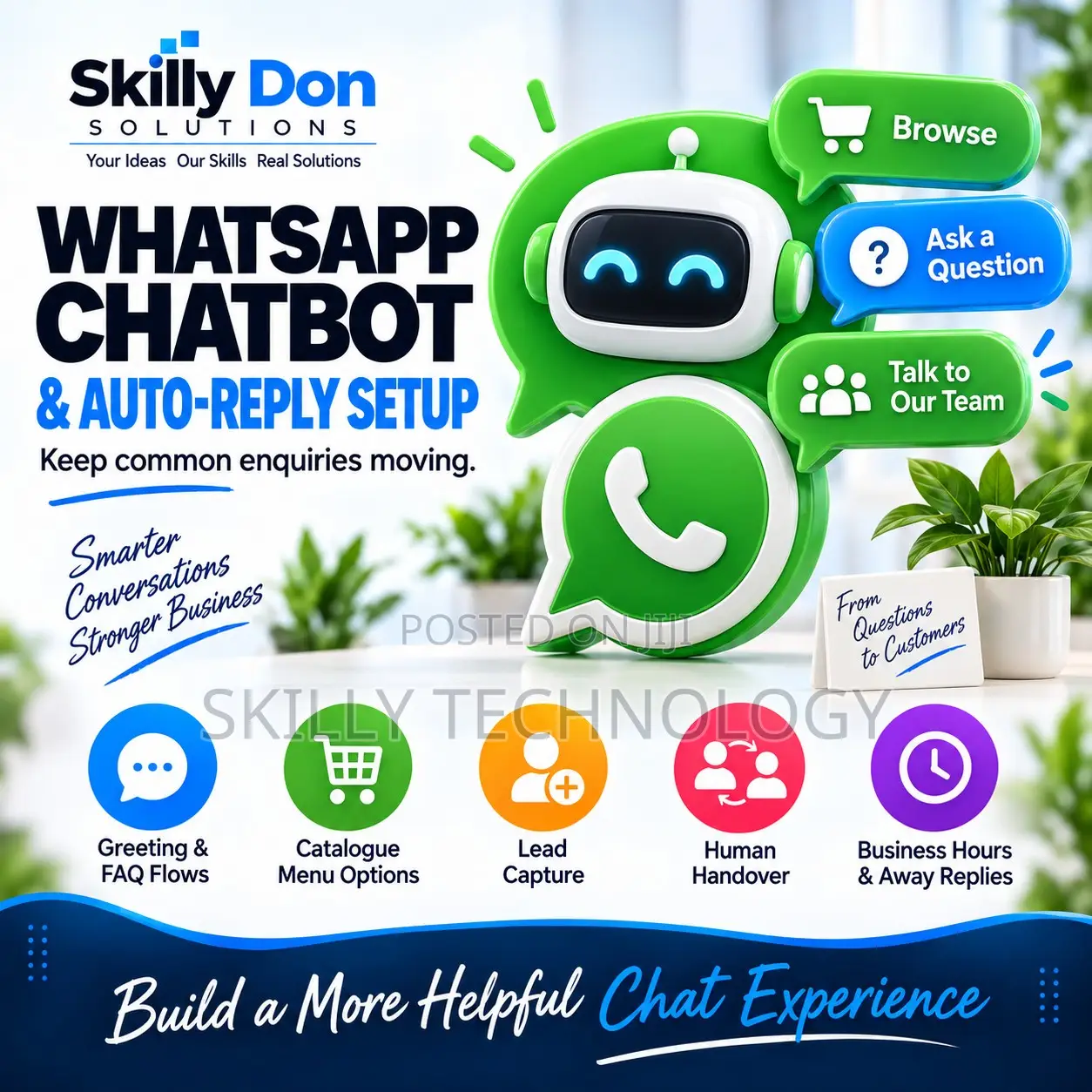 WhatsApp Chatbot Auto-Reply Setup