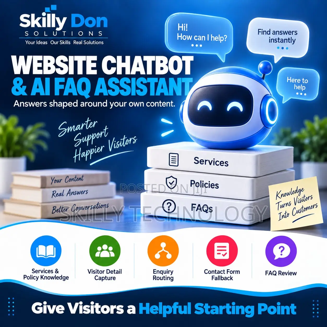 Website Chatbot AI FAQ Assistant