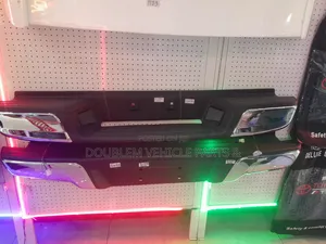 Rear Bumper Isuzu D-Max 2012,2013,2014,2015 Silver Shinym With Black