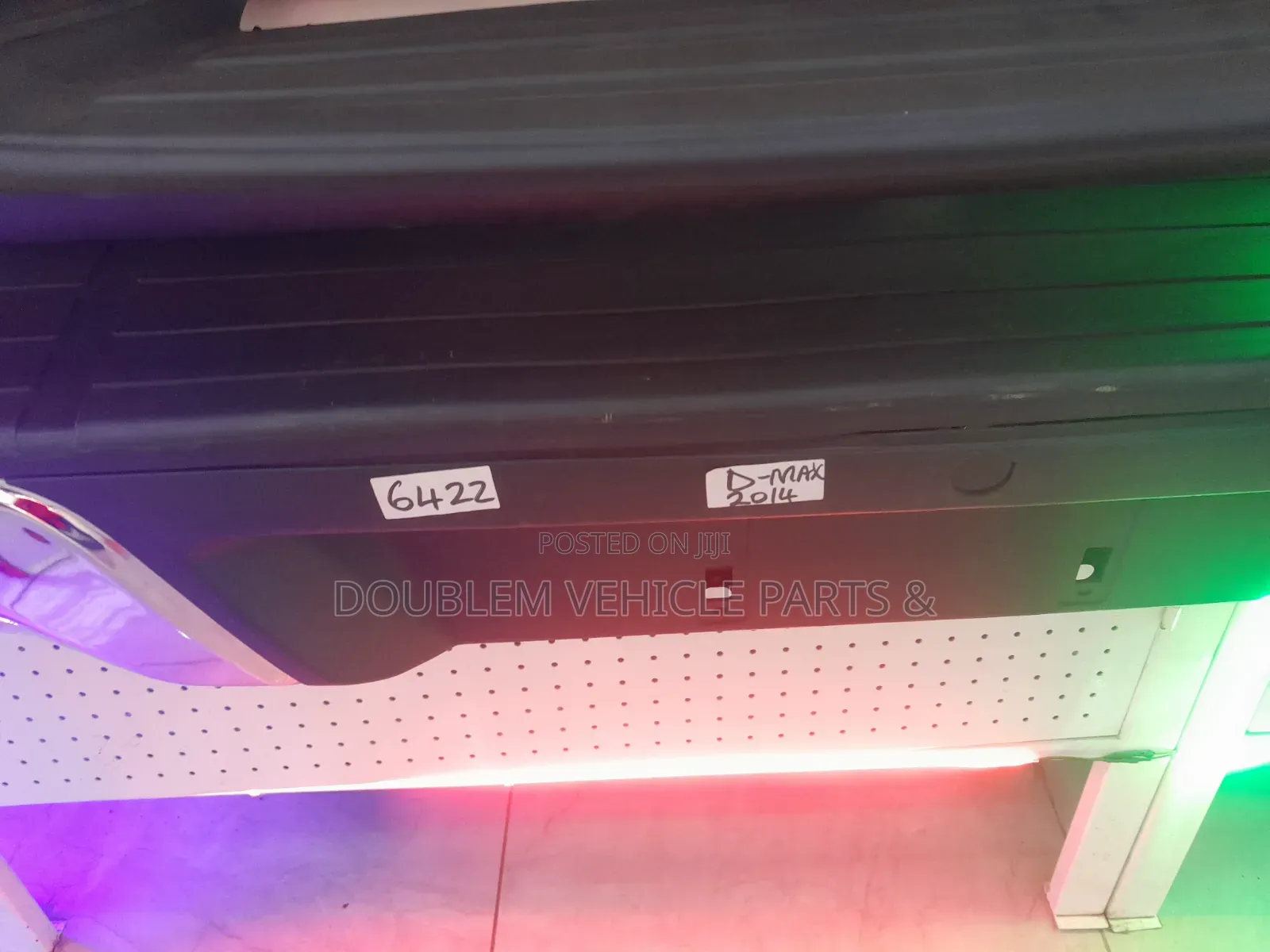Rear Bumper Isuzu D-Max 2012,2013,2014,2015 Silver Shinym With Black